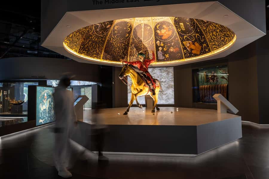 3-2-1 Qatar Olympic and Sports Museum: Admission Ticket - The Olympic rings begin your visit