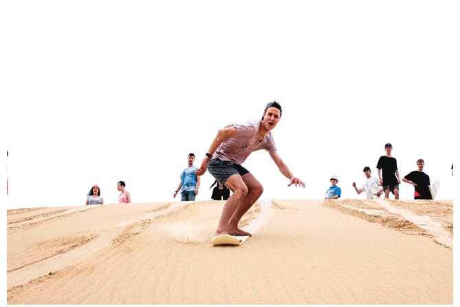 Desert Safari Combo: Camel Ride, Sandboarding & Inland Sea Visit - From Doha to Sealine Beach in an air-conditioned 4x4