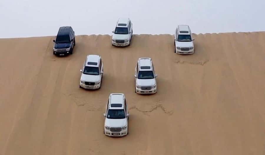 Desert Safari, Dunes Ride, Sand Boarding & Inland Sea Tour - Key points at a glance