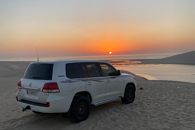 Desert Safari Qatar - Camel riding, sand skiing, and the first desert stop