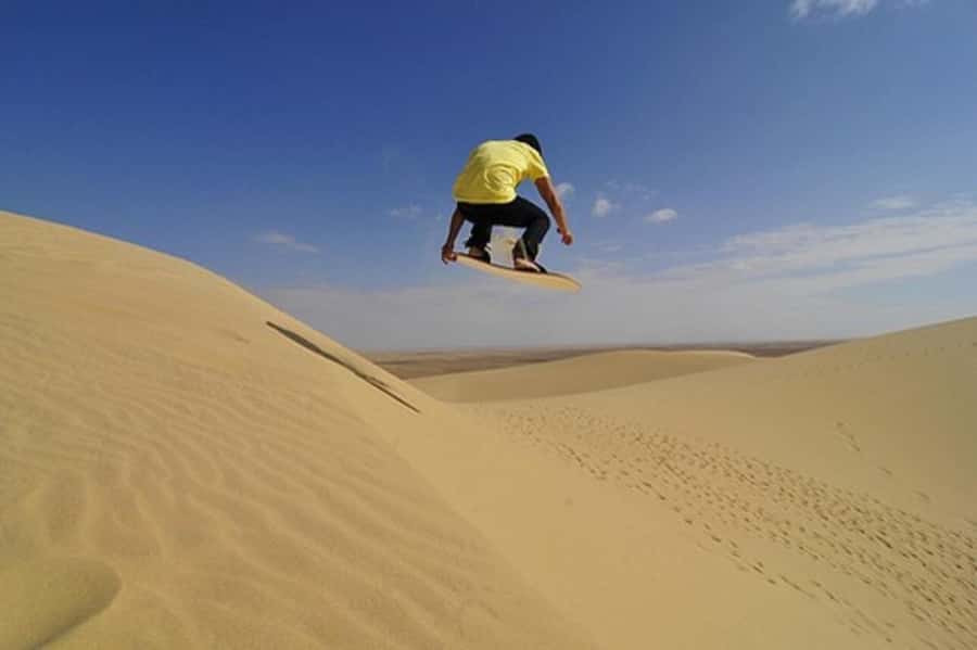 Desert Safari, Quad Bike, Camel Ride, Falcon & Sandboarding - Is $52 a good value?