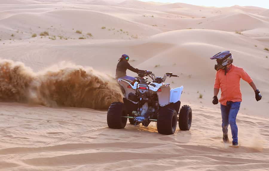 Desert Safari Self-Drive Quad Bike OR Dune Buggy Experience - Choosing between the quad bike and dune buggy