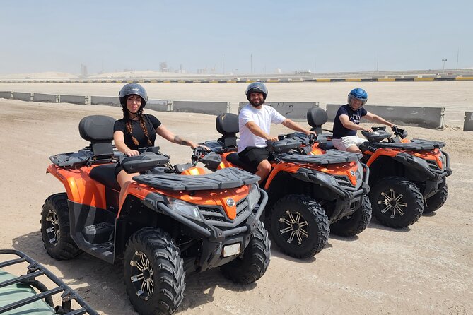 Desert Safari with Sandboarding and Inland Sea Private Tour - Sealine Beach and the camel option
