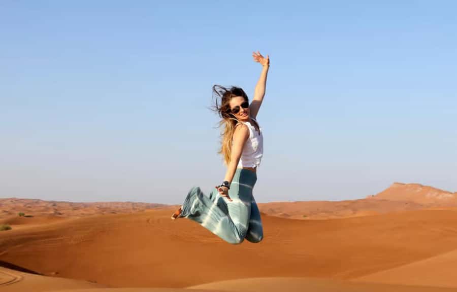 Doha: ATV Quad, Buggy Dune Bashing,Camel Ride & Sandboarding - Sandboarding at the tourist point
