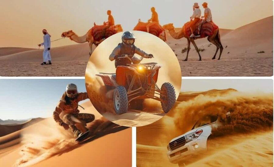 Doha: ATV, Quad or Buggy, Dune Bashing, Camel & Sandboarding - The 4x4 ride over Qatar’s dunes
