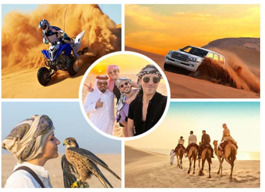 Doha:ATV,Quad or Buggy Dune Bashing,CamelRide & Sandboarding - Leaving Doha for Mesaieed