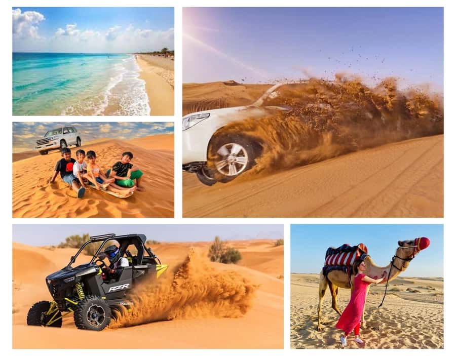 Doha: Budget Friendly Desert Safari,CamelRide & Sandboarding - The 4x4 ride is the heart of the outing