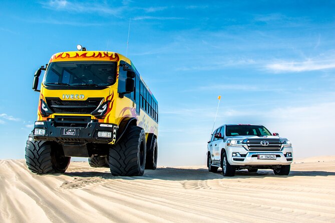 Doha City & Monster Bus Combo Tour - The Corniche and Doha’s Changing Skyline