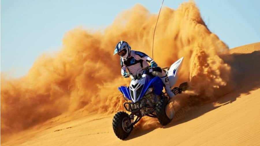 Doha: Combo Private Tour of Desert Safari with ATV Ride - A 30-minute ride on a 350cc ATV