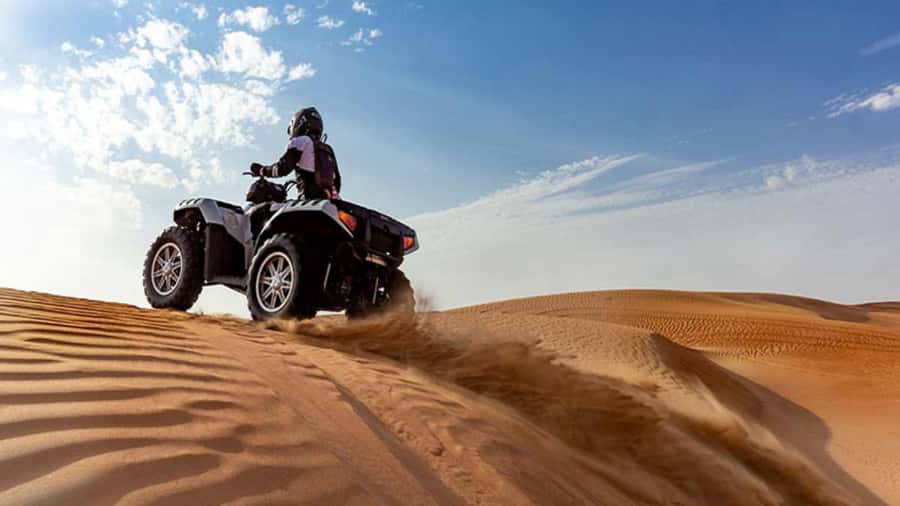 Doha: Combo Private Tour of Desert Safari with ATV Ride - Dune bashing in a Land Cruiser