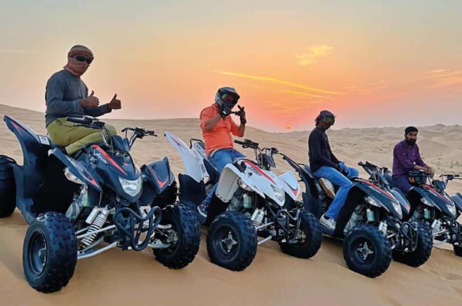 Doha: Desert All Activities ATV Quad Bike, Dune Bashing - Sandboarding on the Mesaieed dunes