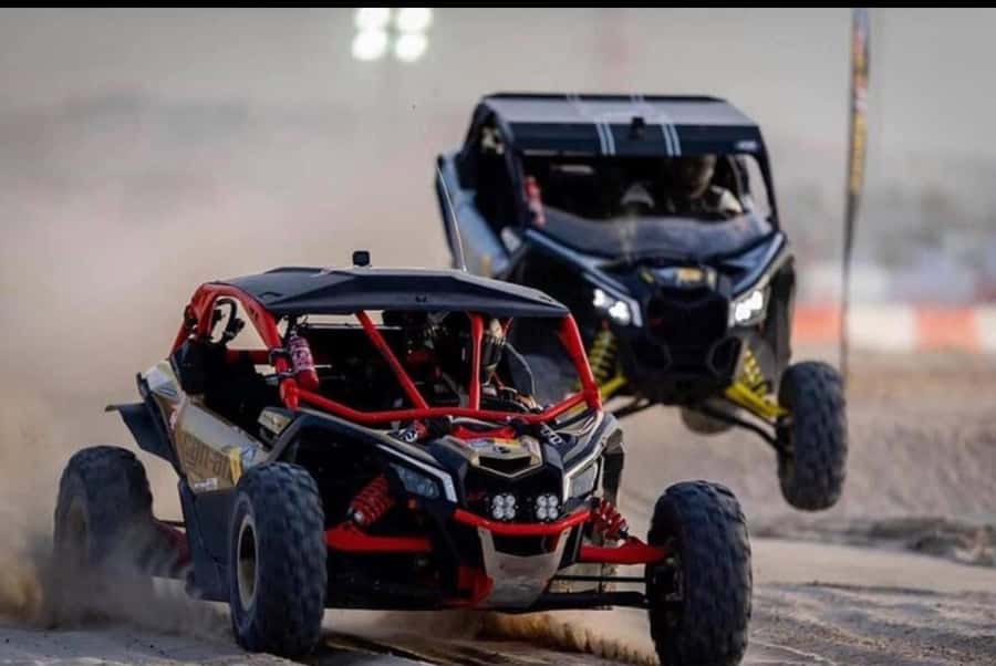 Doha: Desert Buggy Ride, Camel Ride, Dune Bashing, Sandboard - Dune bashing with an experienced 4x4 driver
