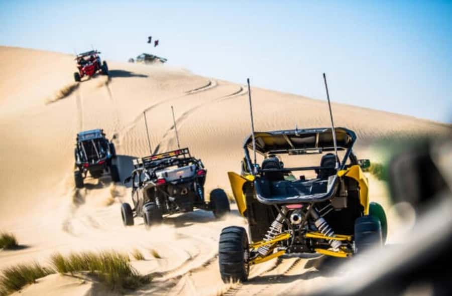 Doha: Desert Buggy Ride, Camel Ride, Dune Bashing, Sandboard - Sandboarding for an easy win on the dunes