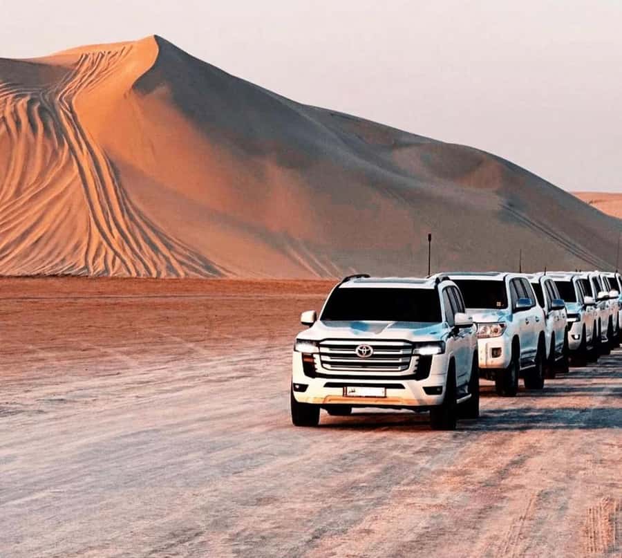 Doha: Desert Buggy Ride, Camel Ride, Dune Bashing, Sandboard - Practical preparation for four hours in the sand