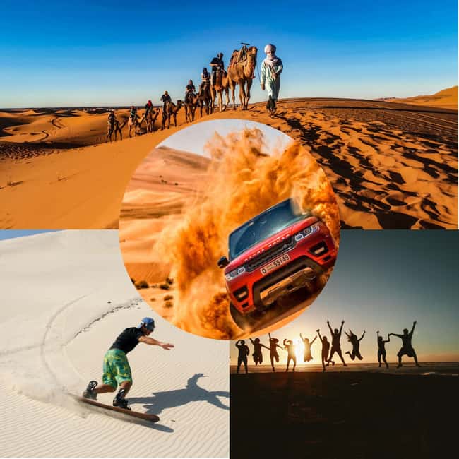 Doha Desert Excursion, Camel Ride, Inland sea, Sandboarding - A short camel ride with the traditional touch
