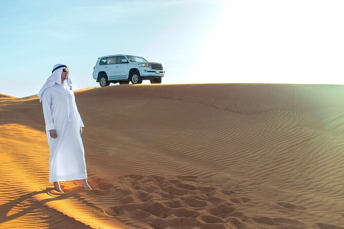 Doha Desert Excursion Dune Bashing Sandboarding Camel Ride - From Doha streets to open desert