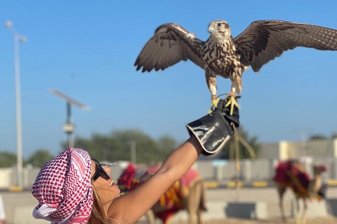 Doha Desert Safari Camel Ride Dune Bashing and ATV Bike - The Inland Sea Is the Scenic Payoff
