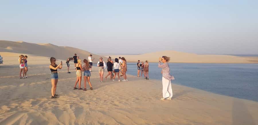 Doha Desert Safari, Camel Ride, Sandboarding & Inland Sea - Pickup from Doha and the ride into the desert