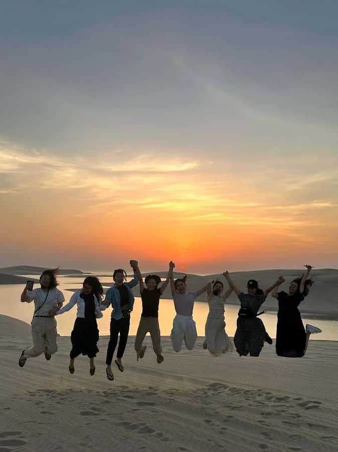 DOHA: Desert safari +Dune Bashing, Camel ride & Quad bikes - Dune bashing across the Inland Sea desert
