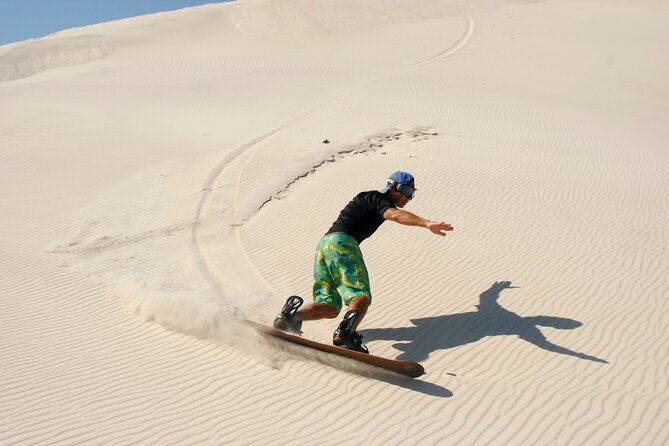 Doha Desert Safari Dune bashing,Sandboarding,CamelRide,Inland Sea - The Inland Sea and the road toward Saudi Arabia