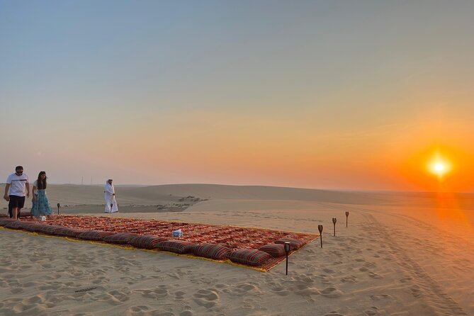 Doha Desert Safari: Dunebashing, Camel, Sandboarding & Inland Sea - What to wear, eat, and bring
