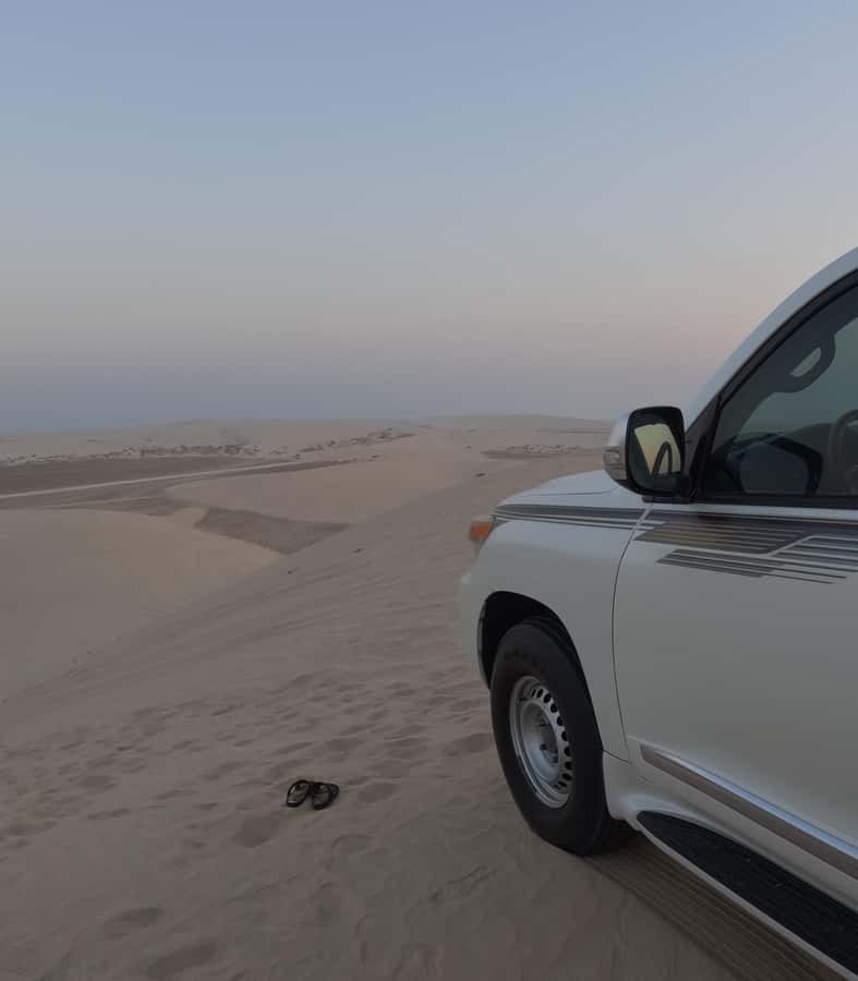 Doha: Desert Safari, Quad Bike, Camel Ride & Inland Sea - Dune bashing toward the Inland Sea