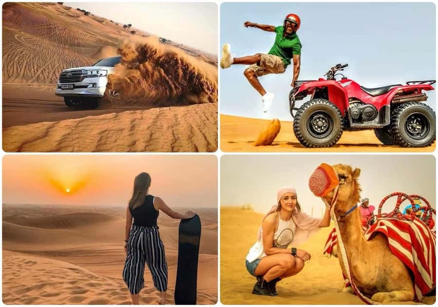 Doha: Desert Safari, Quad Bike, Camel Ride & Inland Sea Tour - A short camel ride and a taste of Bedouin tradition