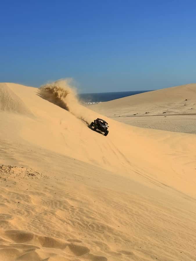 Doha: Desert Safari, Quad Bike, Camel Ride & Inland Sea - Quad biking on a 250 to 300 cc machine