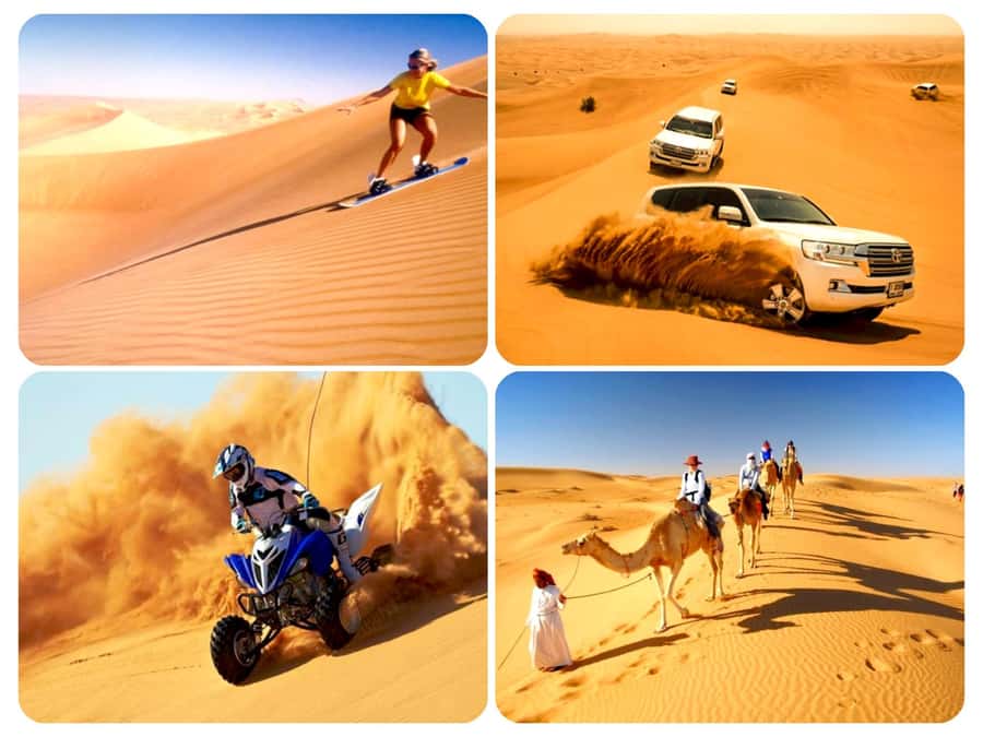 Doha: Desert Safari, Quad Biking, Sand Boarding & Camel Ride - Choosing the right guide and vehicle option