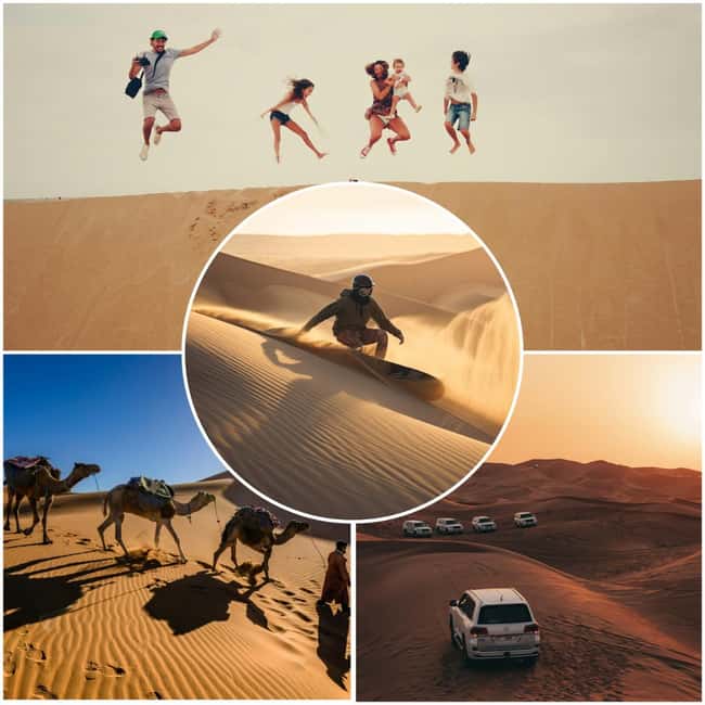 Doha: Desert Safari, Sandboarding, Camel Ride and Inland Sea - Leaving Doha for the sand