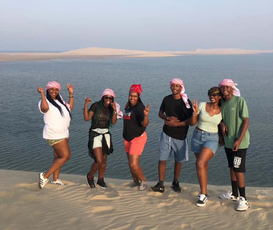 "Doha Desert Safari with all activities" - Dune bashing: the loud, fast part of the day