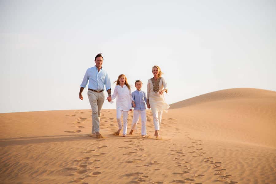 Doha: Desert Safari with Camel Ride Family Friendly Tour - Camel riding and the quieter side of the desert