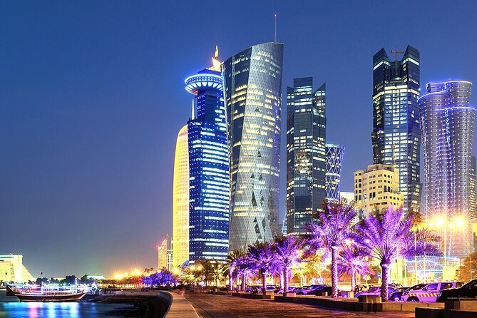 Doha from Land & Sea: City Tour & Traditional Dhow Boat Ride - Doha Corniche and the first view of the bay