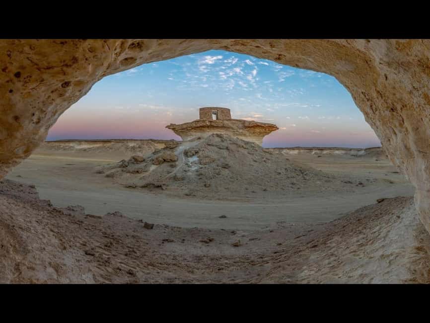 Doha: Full-Day North and West Tour with Forts and Qatari - Purple Island and the quiet northern scenery