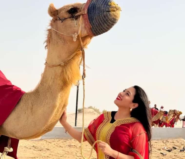 Doha: Half Day Desert Safari, Camel Ride , Sandboarding - A short camel ride and the Inland Sea