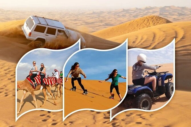 Doha :Half Day Desert Safari | Camel Riding | ATV | Sand Surfing - From Doha to the open sand