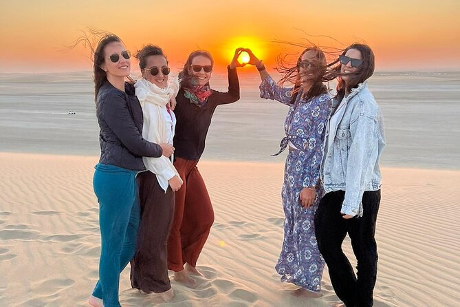 Doha Half Day Desert Safari Dune Bashing Camel Ride Sandboarding - From Doha to the open desert