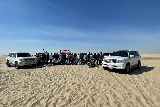 Doha Half Day Desert Safari Dune Bashing Camel Ride Sandboarding - Private transport and practical planning
