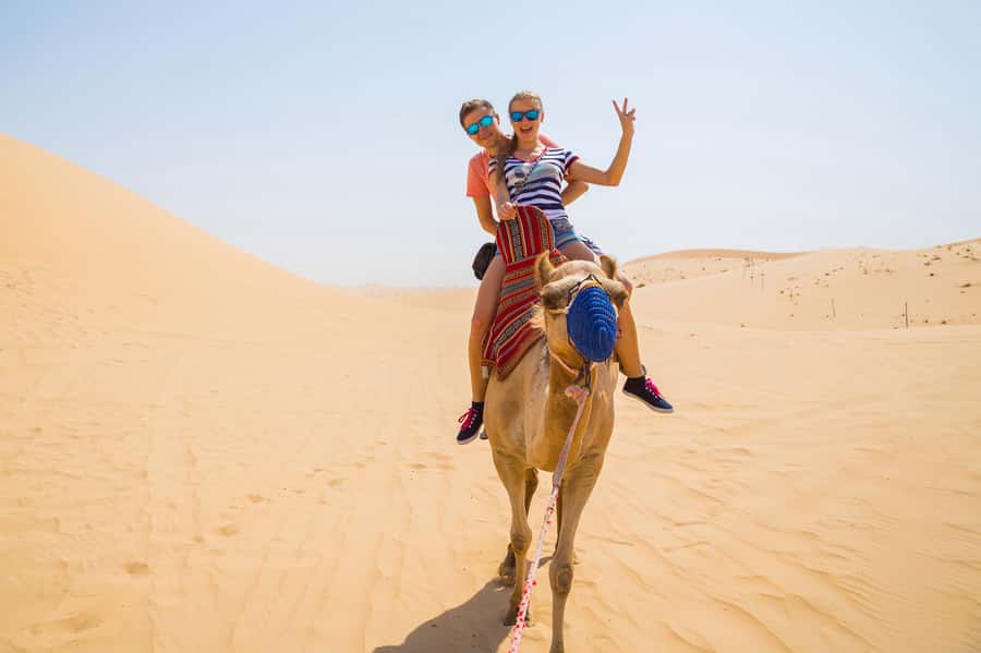 Doha: Half-Day Desert Safari, Quad Bike, Camels & Inland Sea - From National Museum Metro Station to the open desert