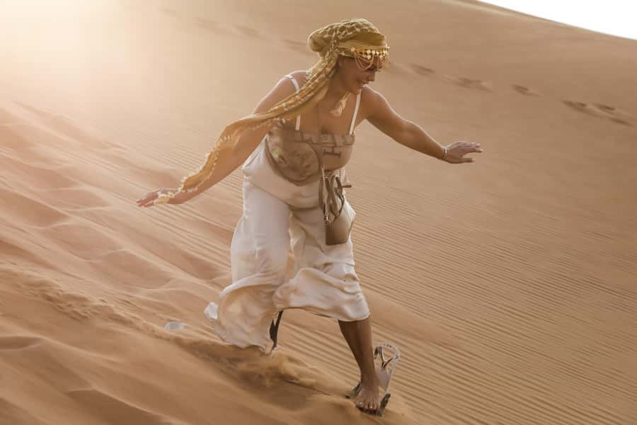 Doha: Half-Day Desert Safari, Quad Bike, Camels & Inland Sea - Forty minutes of dune bashing in a 4x4