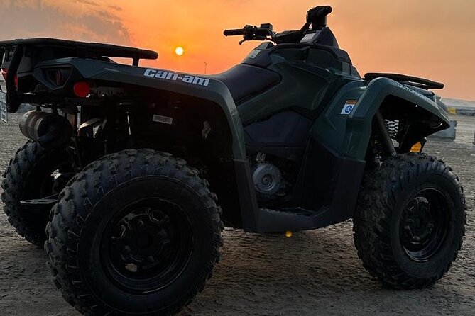 Doha-Half Day Safari with Quad Bike ATV/Camel Ride/sandboard - From Doha to Sealine Beach in a private 4WD