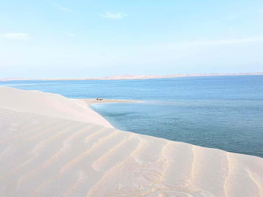 Doha : Inland Sea Desert Safari ,Camel Ride & Sandboarding - Dune Bashing in a 4x4 Land Cruiser