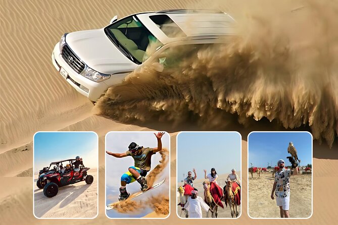 Doha: Luxury Desert Safari, Quad Bike & Sandboarding - From Doha streets to open Qatar dunes