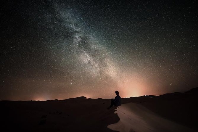 Doha Night Desert Safari Camel Ride Dune Bashing with Transfer - Khor Al Udaid, where sand reaches the sea
