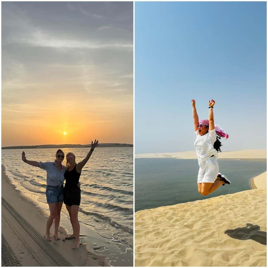 Doha: Night Desert Safari + Camel ride + Stargazing & Relax - Leaving Doha in a luxury Land Cruiser