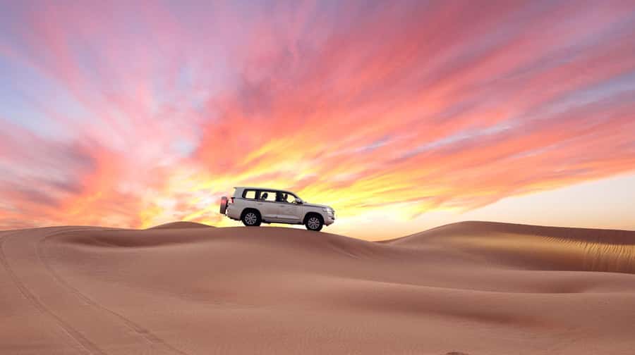 Doha: Night Desert Safari, Stargazing, Dune Driving &Inland - Night dune driving in a Land Cruiser
