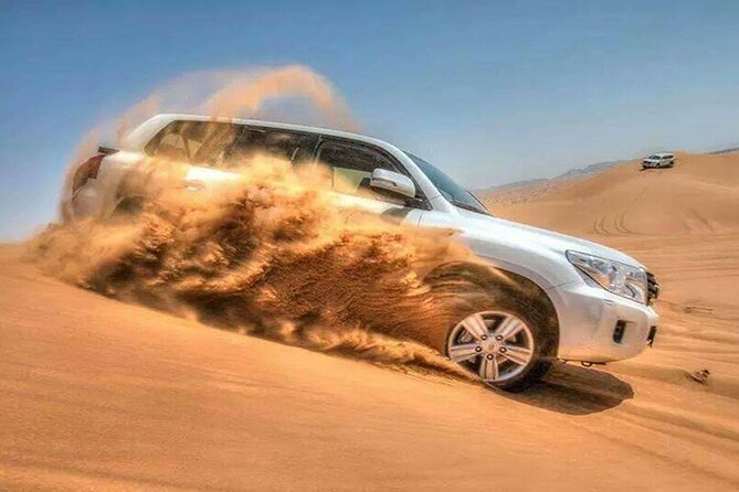 Doha : Night Desert Safari | Transit Safari | Camel ride | Dune Bashing - Dune bashing across Qatar’s open sand