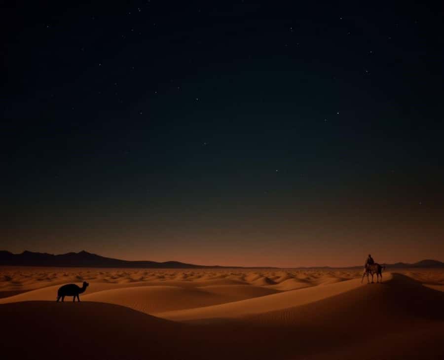 Doha : Night Desert Safari with Dune Bashing & Stargazing - Stargazing under a darker desert sky
