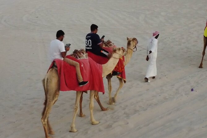 Doha-Night Desert Safari with Sand Board and Camel Ride - Guides, safety, and the private setup