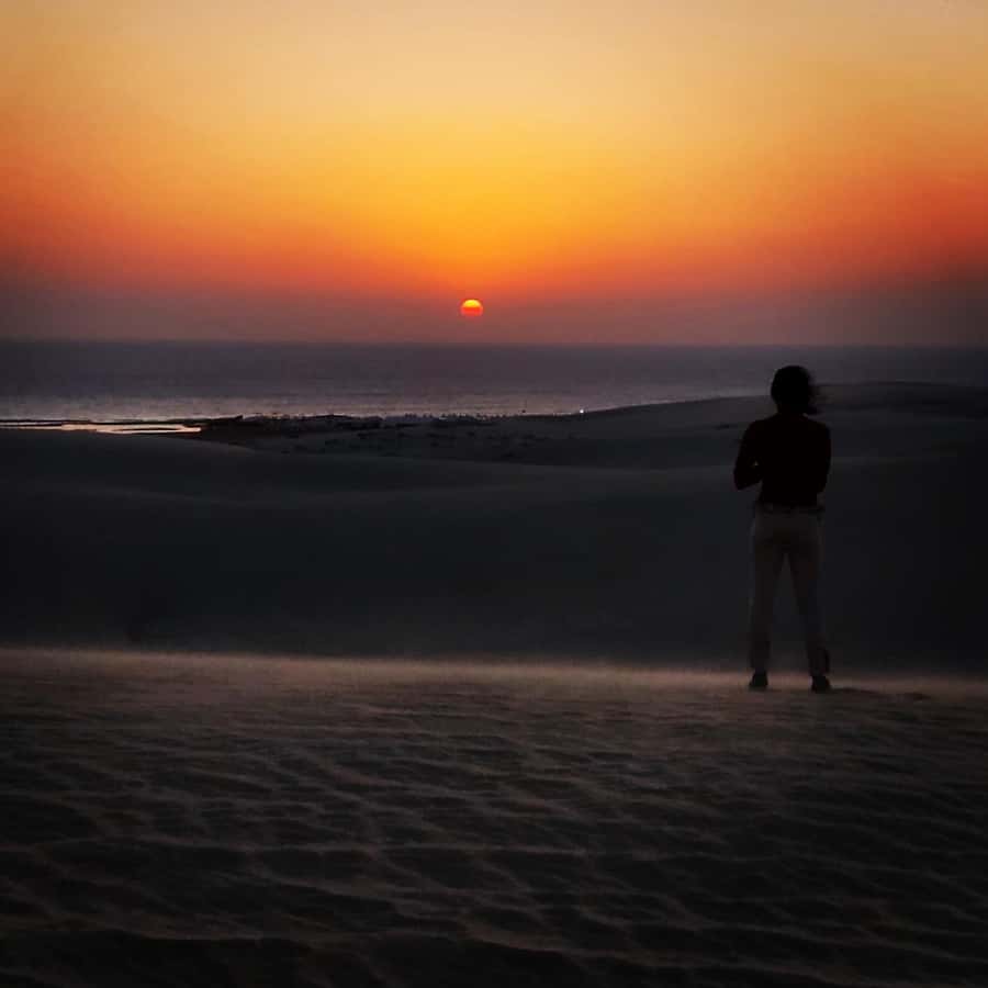 Doha: Night DesertSafari DuneBashing Sandboarding CamelRide - Leaving Doha for the Qatari desert